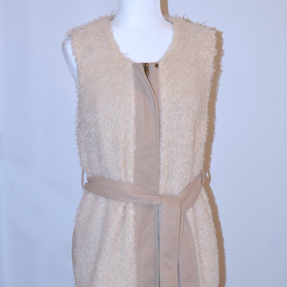 4/$20 Ovi Faux Fur Long Vest
